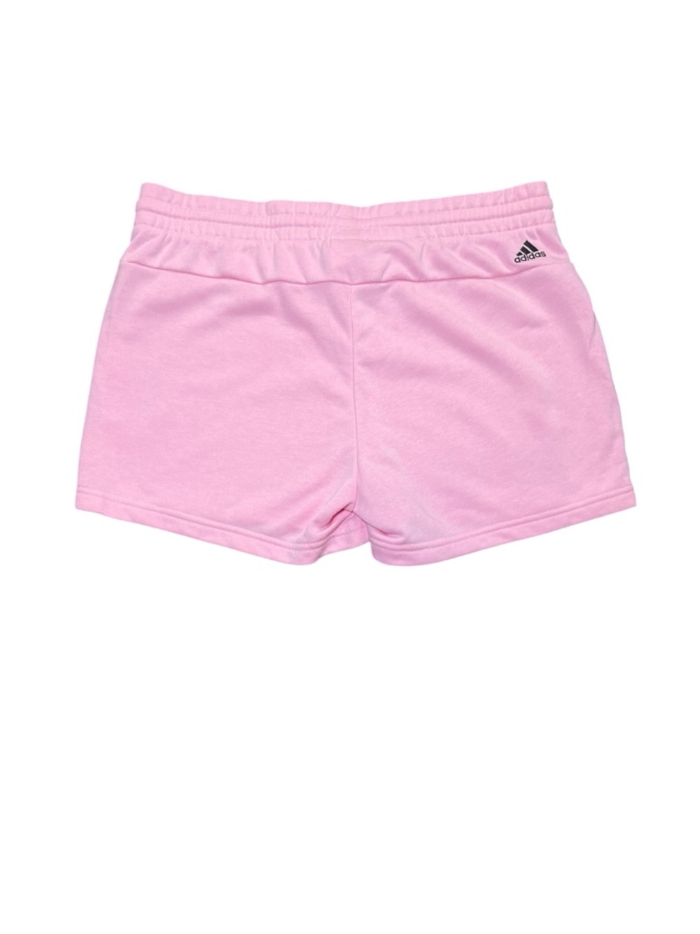 Adidas Women's Essentials Linear French Terry Shorts in Light Pink Size XL - Picture 4 of 13